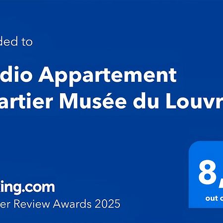 Studio Appartement Quartier Musee Du Louvre 3 Free Netflix París Exterior foto